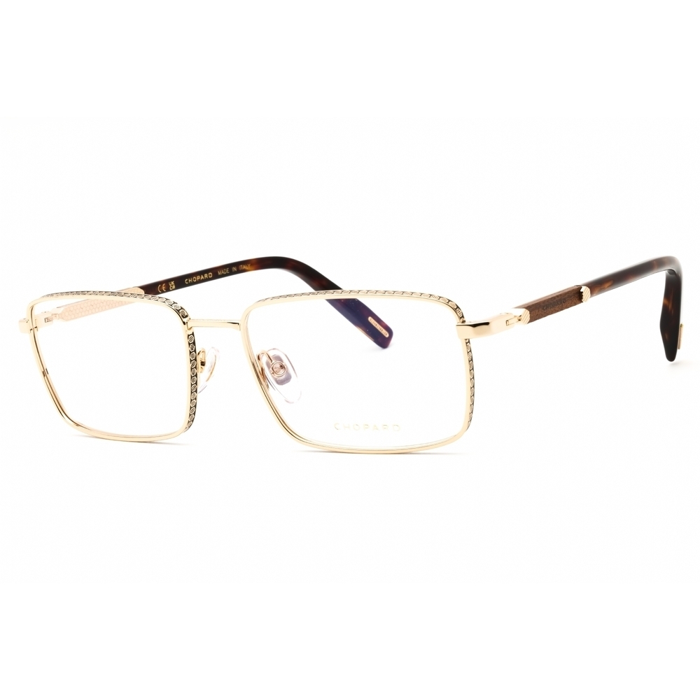 NWT Chopard VCHL48 Rose Gold Rectangle 58mm Eyeglasses